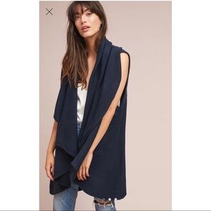 Cascades Shawled Vest Anthropologie MOTH brand